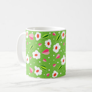 Taza De Café Capricho de pradera primaveral