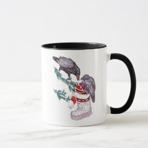 Taza de café caprichosa de la fauna de Alaska del