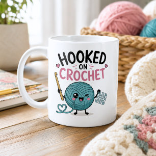 Taza De Café Caprichoso Enganchado al Ganchillo