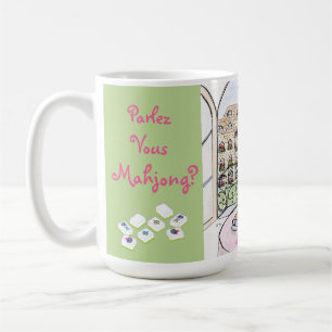 Taza De Café Caprichoso París y Torre Eiffel MAHJONG