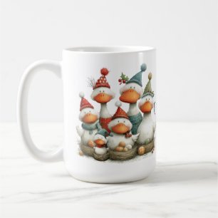 Taza De Café Caprichosos Seis Gansos Poniendo Huevos 12 Días De