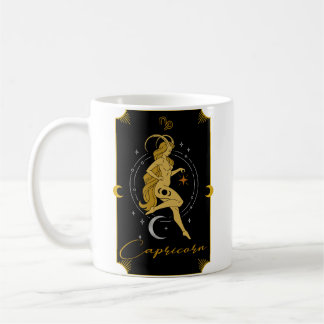 Taza De Café Capricorn Saucy Rótulos Astrológico Mug