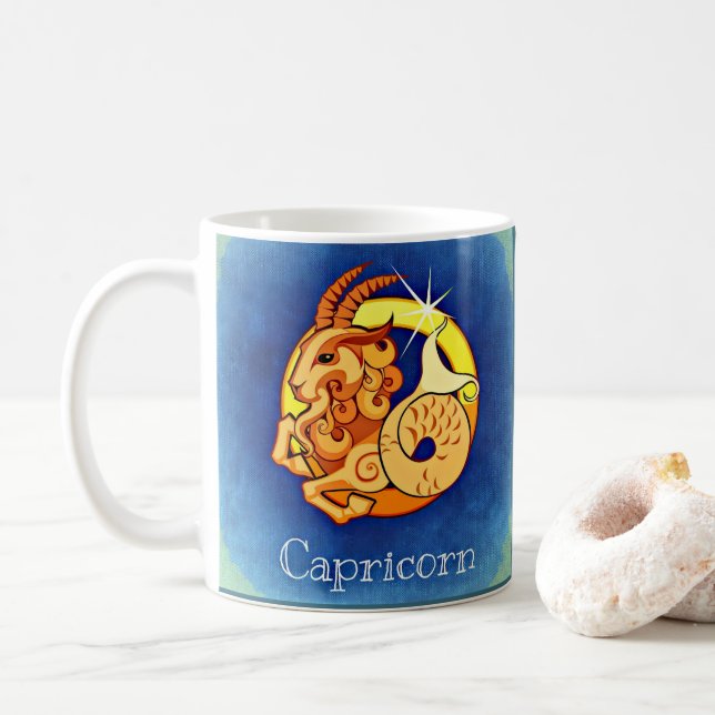 Taza De Café Capricornio (Con donut)