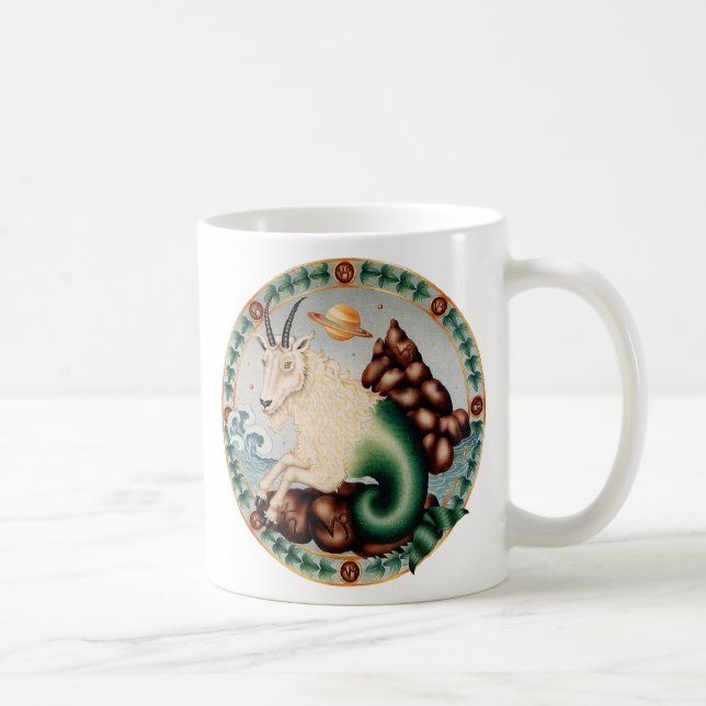 Taza De Café Capricornio del zodiaco (Derecha)
