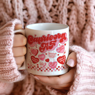 Taza De Café Capricornio Zodiac Traits Retro Valentine Mug