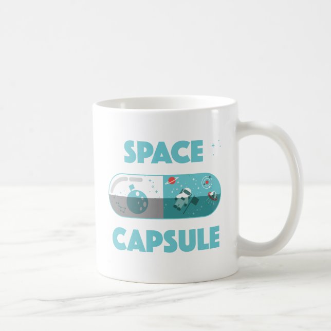 Taza De Café Cápsula de espacio (Derecha)