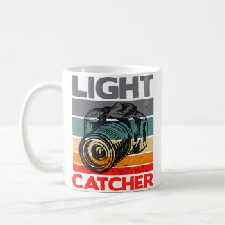 Taza De Café Captador de Luz Retro Fotografía Fotógrafo Cámara