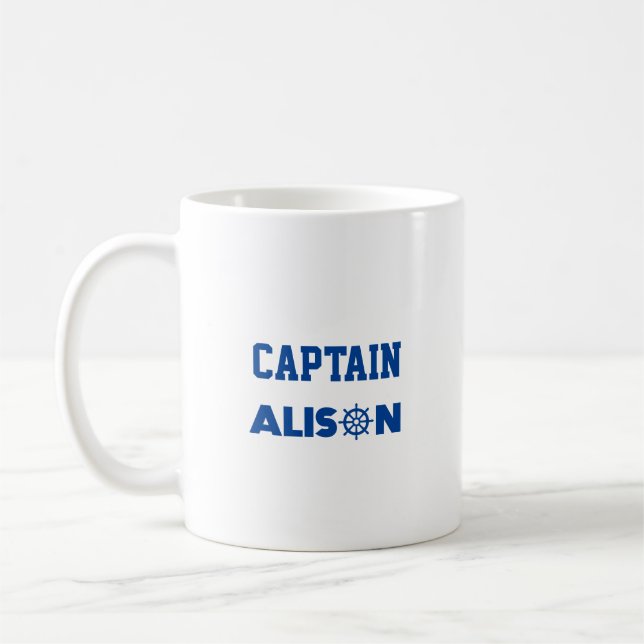 Taza De Café Captain Alison Coffee Mug (Izquierda)