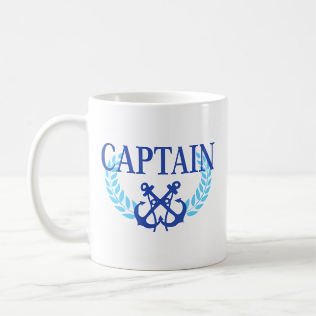 Taza De Café Captain Coffee Mug (Izquierda)