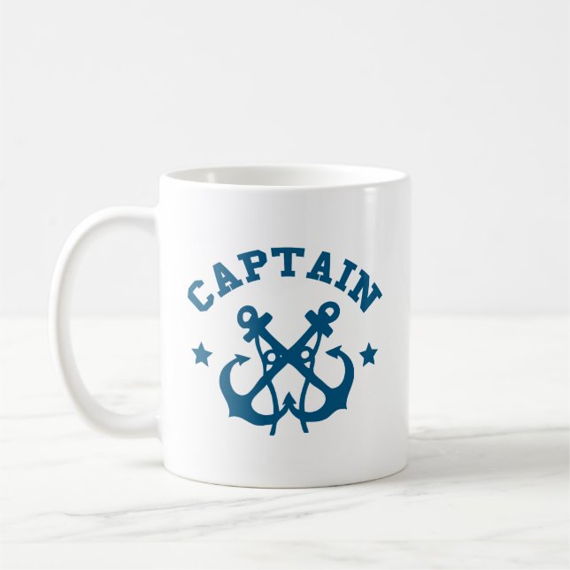 Taza De Café Captain Coffee Mug (Izquierda)