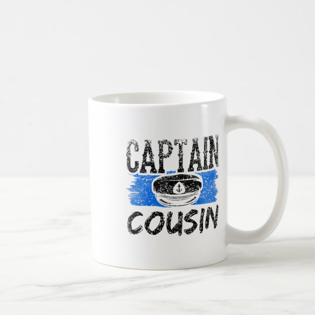 Taza De Café Captain Cousin Yacht Crew Boat Ship  (Derecha)