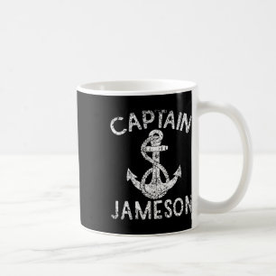 Taza De Café Captain Jameson Yacht Anchor Barco