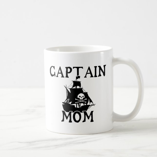 Taza De Café Captain Mom Mug (Derecha)