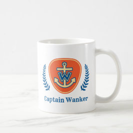 Taza De Café "Captain Wanker" Coffee Mug