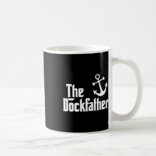 Taza De Café Captura de papá, padre del barco de pesca divertid