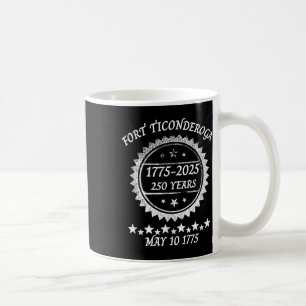 Taza De Café Captura el Fuerte Ticonderoga 250 Aniversario Rev