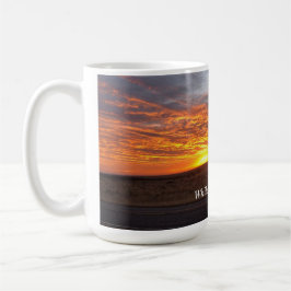 Taza De Café Captura personalizada del amanecer de la mañana Co