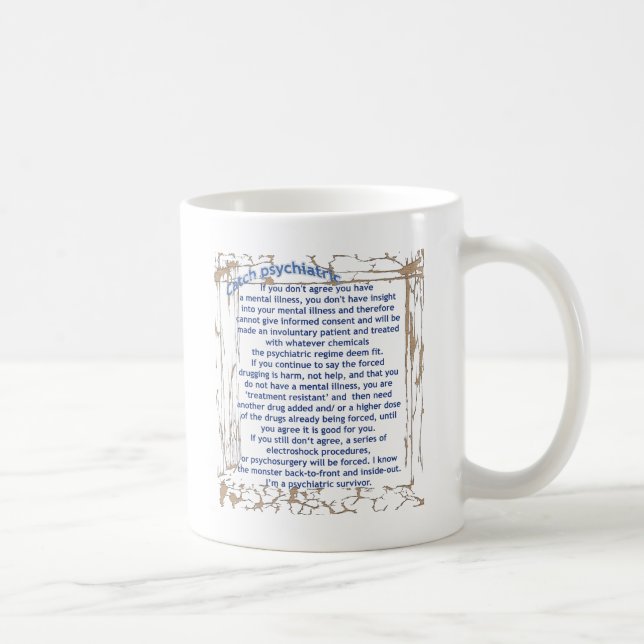 Taza De Café Captura psiquiátrica (Derecha)