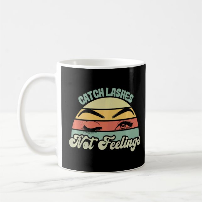 Taza De Café Capturar latigazos No Sentimientos Lash Artist Las (Izquierda)