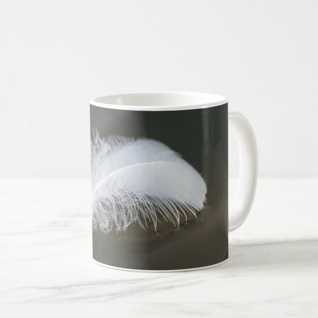 Taza De Café Capuchas de ganso flotantes café Mug (Anverso derecho)