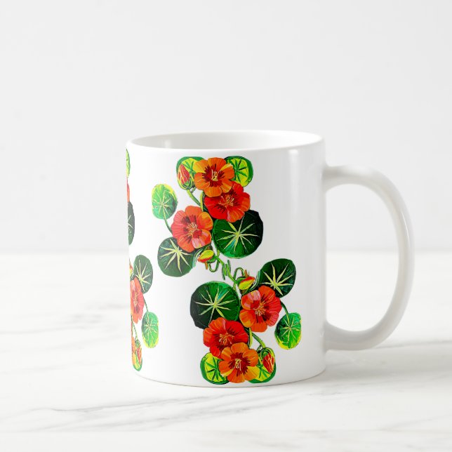 Taza De Café Capuchinha flor comestível (Derecha)