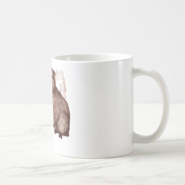 Taza De Café capybara - chocolate (Derecha)