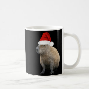 Taza De Café Capybara Santa Hat