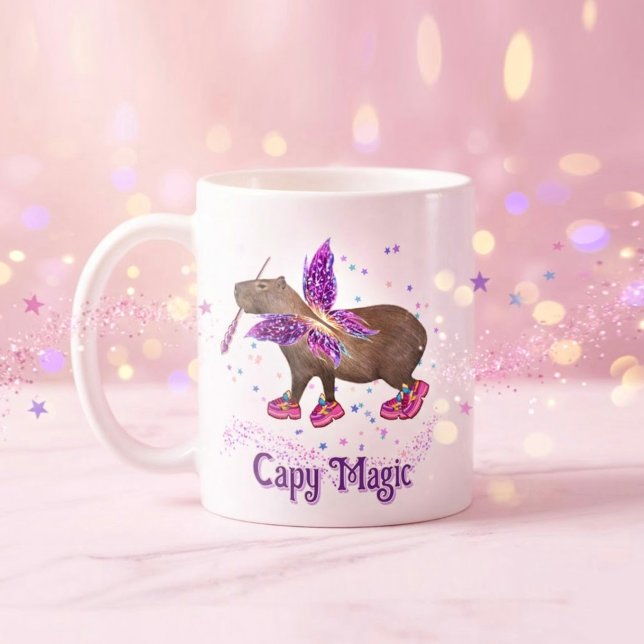 Taza De Café Capyfairy (Subido por el creador)