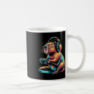 Taza De Café Capyra divertido jugador de videojuegos Capyra
