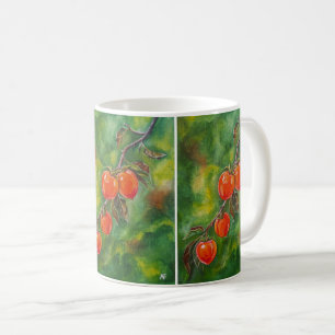 Taza De Café Caquis en la Niebla de Octubre por Alfred Fox