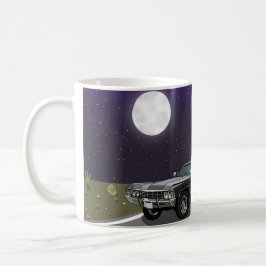 Taza De Café Car in desert night