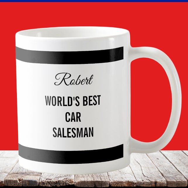 Taza De Café Car Salesman Thank You Gift Mug (Subido por el creador)