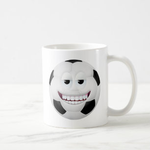Taza De Café Cara 2 del balón de fútbol