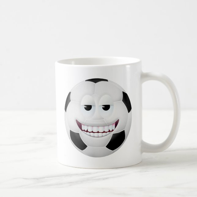 Taza De Café Cara 2 del balón de fútbol (Derecha)