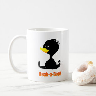 Taza De Café ¡Cara-a-Cara! Pato de Dibujos Animados Adorable co