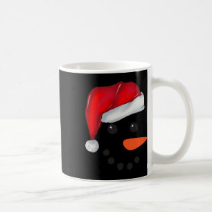 Taza De Café Cara a los Navidades de Snowman coincidiendo con l