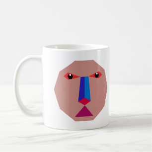 Taza De Café Cara abstracta