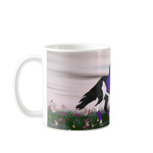 Cara calva pintar caballo y jinete