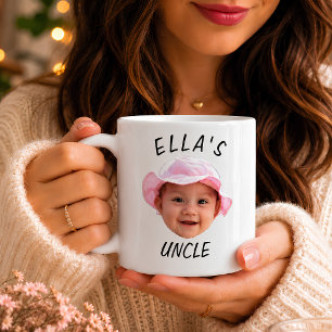 Taza De Café Cara de bebé personalizada con foto y texto Nuevo