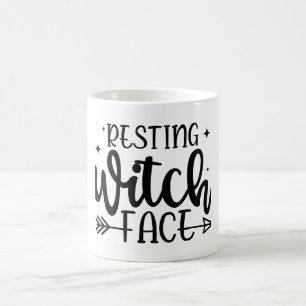 Taza De Café Cara de bruja en marcha