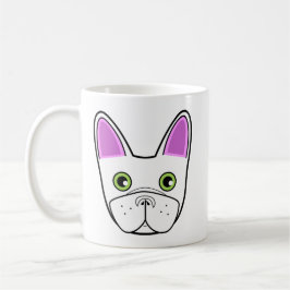 Taza De Café Cara de Bulldog francesa adorable - Franquicia bla