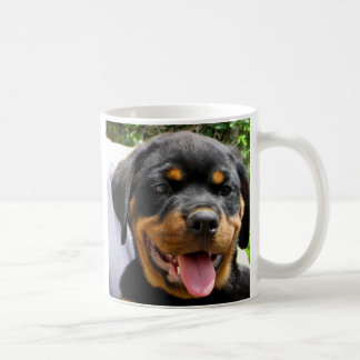 Taza De Café Cara de cachorro de Rottweiler Dog Cute