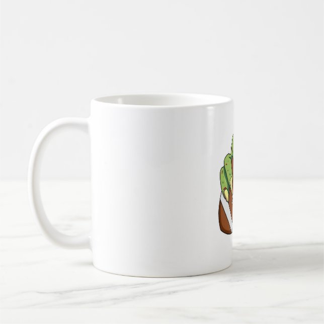 Taza De Café Cara de calabaza de fútbol (Izquierda)