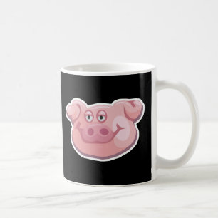 Taza De Café cara de cerdo linda