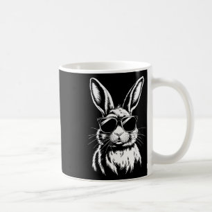 Taza De Café Cara de conejo con gafas de sol para niños y hombr