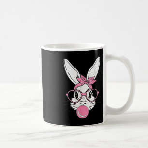 Taza De Café Cara de conejo conejo lindo con tobillo cardíaco d
