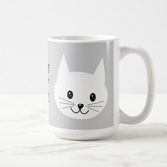 Taza De Café Cara de gato. (Derecha)