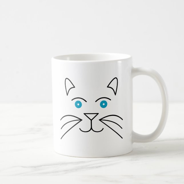 Taza De Café Cara de gato (Derecha)