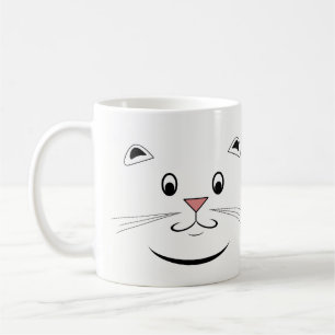 Taza De Café Cara de gato Kitty