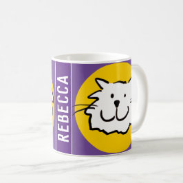 Taza De Café Cara de Gato Sonriente